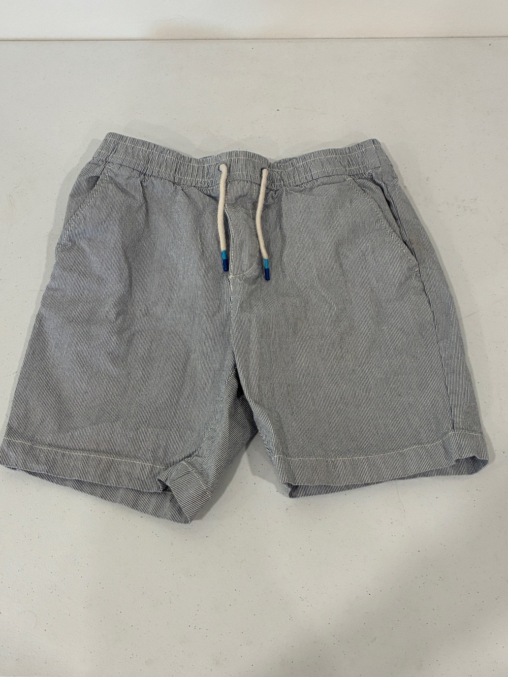 Gap Kids Boys Size 10 Large Husky Blue Railstripe Easy Shorts